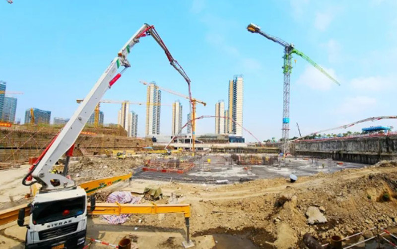 星空官网泵车“团建”珠海横琴科学城！