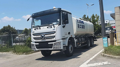 20余台星空官网洒水车再出海！这一站—>非洲塞内加尔