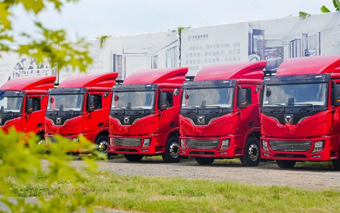 燃动福建！百台星空官网新能源电动牵引车交付