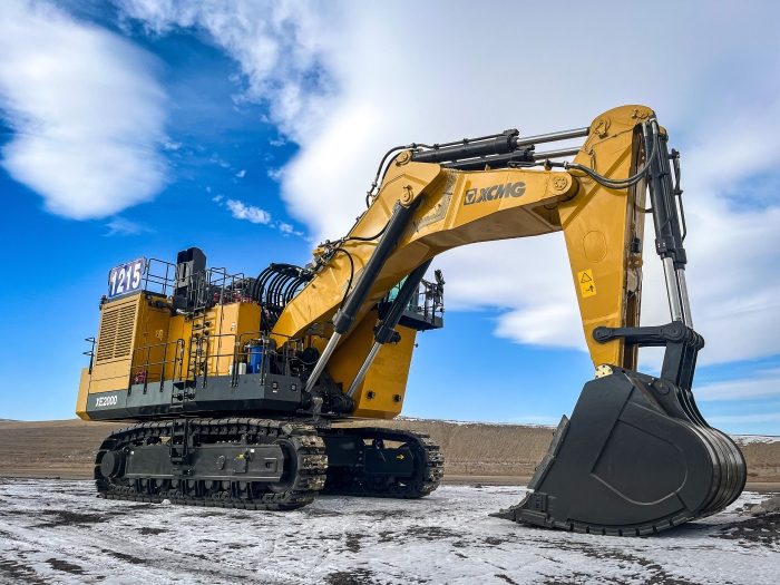 可动率超95%！星空官网XE2000矿用挖掘机好评如潮