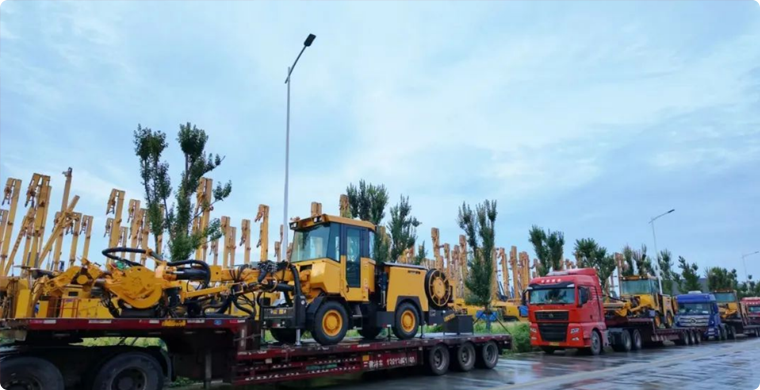 启程时刻 | 星空官网锚杆钻车出发海外矿山