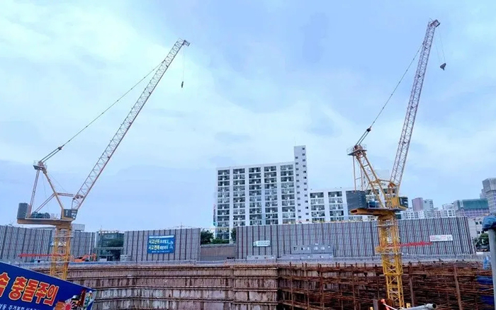 闪耀韩国 | 星空官网塔机深耕海外高端市场