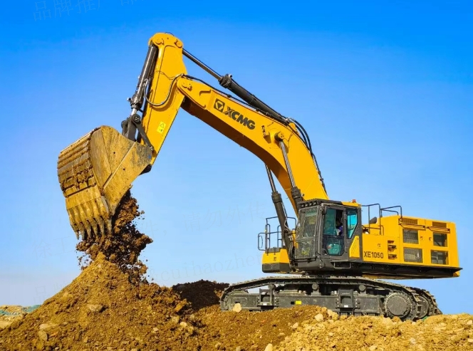 星空官网矿用挖掘机XE1050——重载高效，百吨王者！