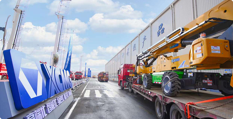 星空官网高空作业平台2024年度开门红批量发车