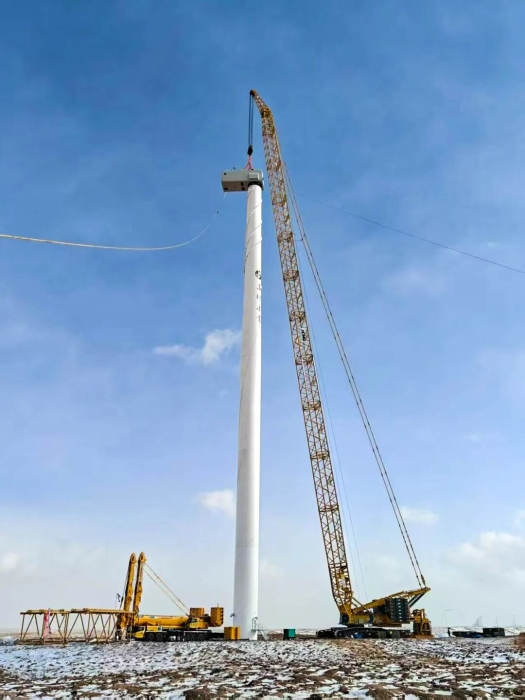 阶段任务圆满完成！XLC18000M一口气拿下20台风机，为绿色地球加油~