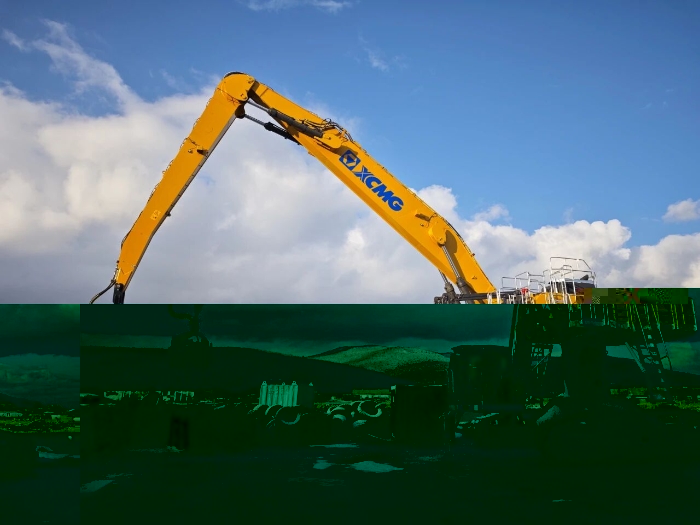 【工程特种兵】港口建设新宠儿！星空官网XE850M抓料机上新！