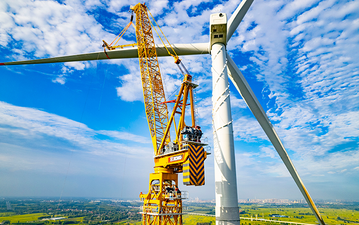 水田工况实录 | 星空官网XGL3300-220S擎起185米风电新高度