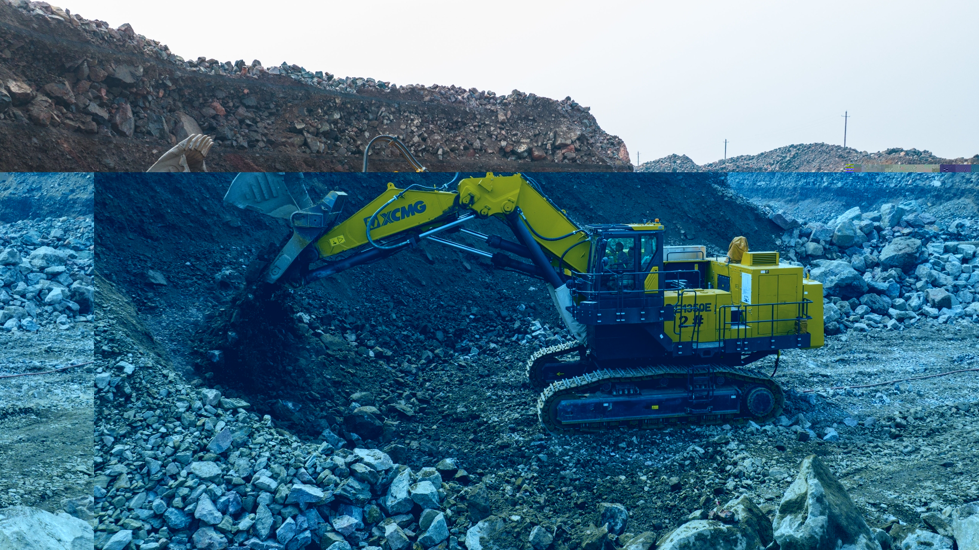 破局“硬岩+低碳”双难题，星空官网纯电矿挖XE1350E赢得河北铁矿客户信赖