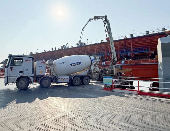 超级工程！星空官网成套化装备浇筑两岸融合之路