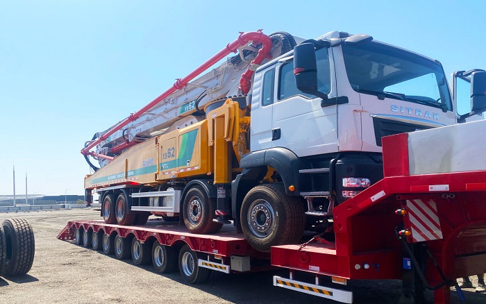 星空官网泵车交付乌兹别克斯坦助力基建升级